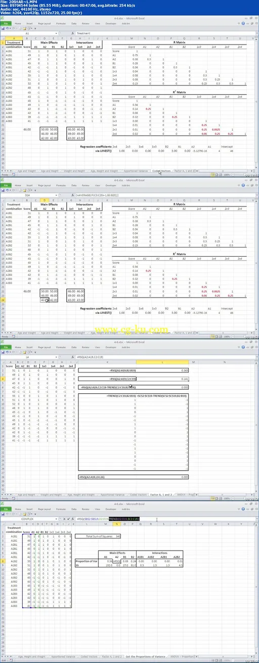 Livelessons – Statistical Analysis Using Excel (Video Training) Volume II的图片1