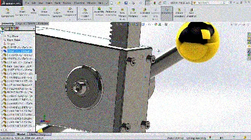 Creating a Working Arbor Press in SolidWorks的图片2