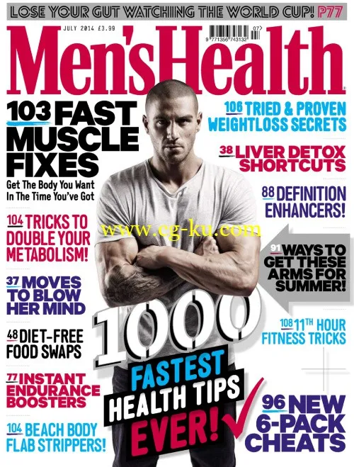 Men’s Health UK – July 2014-P2P的图片1