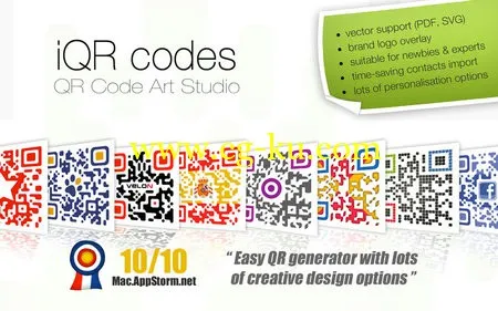 iQR codes 1.8 MaOsX 二维条形码实用工具的图片1