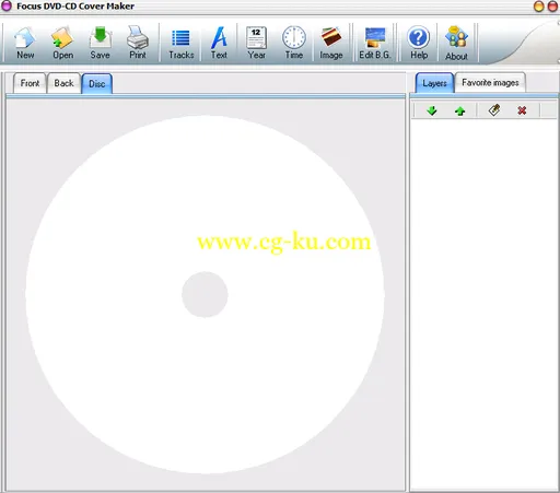 Focus DVD-CD Cover Maker 2.1的图片1