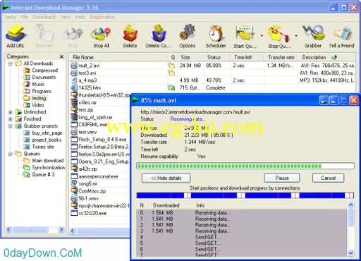 Tonec Inc Internet Download Manager v6.15.11 下载软件的图片2