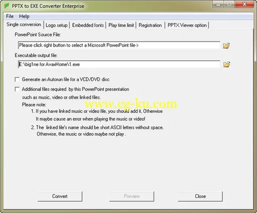 VaySoft PPTX to EXE Converter Enterprise 5.25的图片1