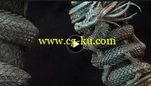 Dixxl Tuxxs – Sculpting a Dragon Scroll Asset in ZBrush的图片2