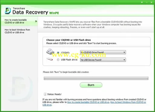 Tenorshare Data Recovery WinPE 4.0 Build 1887的图片1