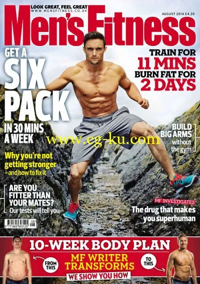 Men’s Fitness UK – August 2014-P2P的图片1