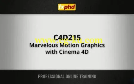 C4D215: Marvelous Motion Graphics with Cinema 4D的图片1