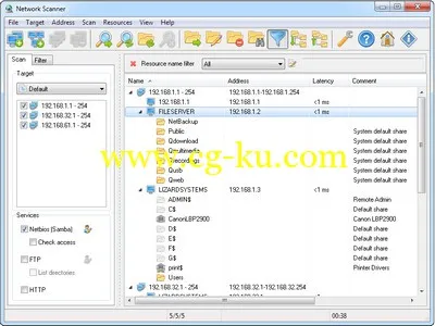 LizardSystems Network Scanner 3.3.0 Multilingual的图片1