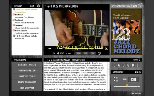 Truefire – Frank Vignola’s 1-2-3 Jazz Chord Melody (2014)的图片2