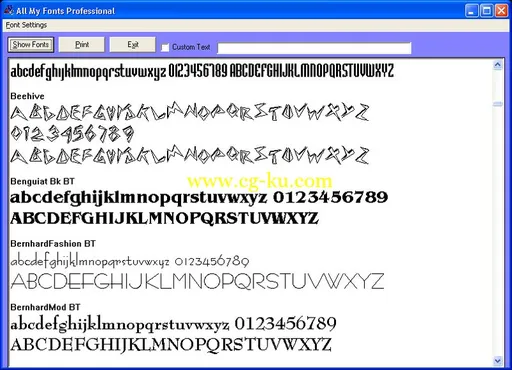 All My Fonts Professional 3.11的图片1