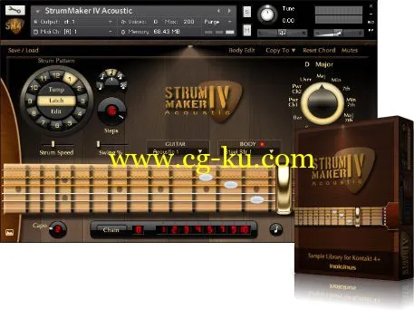 Indiginus StrumMaker IV Acoustic Guitar v1.4 KONTAKT的图片1