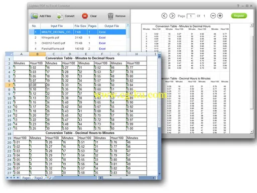 Lighten PDF to Excel Converter 2.0.0的图片1