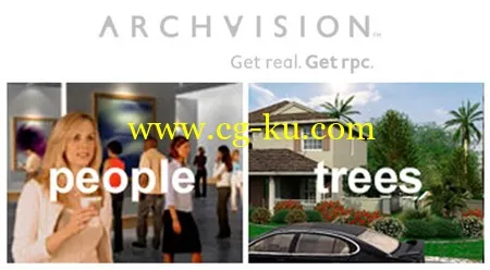 Archvision – Collection 3D Models Peoples & Trees的图片1