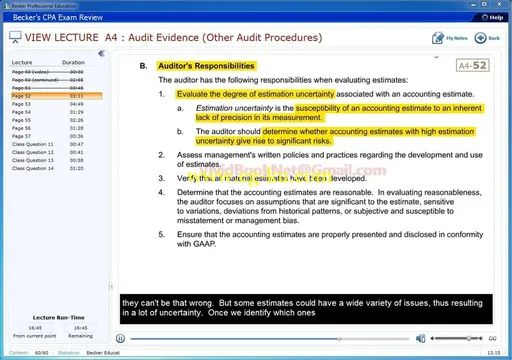 Becker CPA Exam Review 2014 – Auditing and Attestation (AUD)的图片3