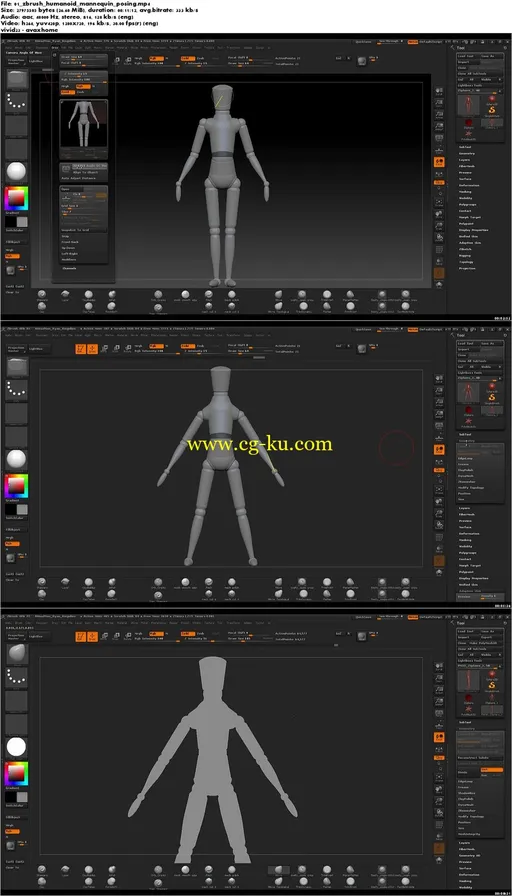 CGCookie – Creating a Vampire Character with ZBrush and 3ds Max的图片2