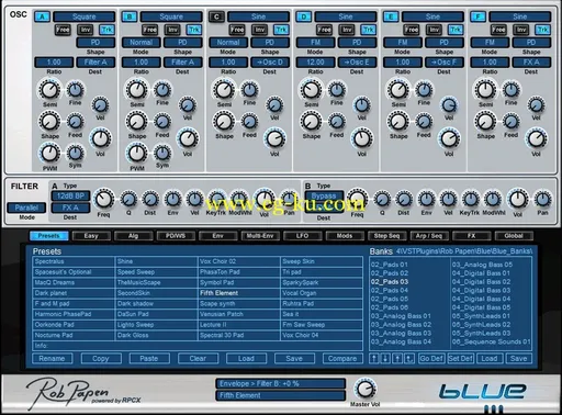 Rob Papen Blue v1.9.0g的图片1