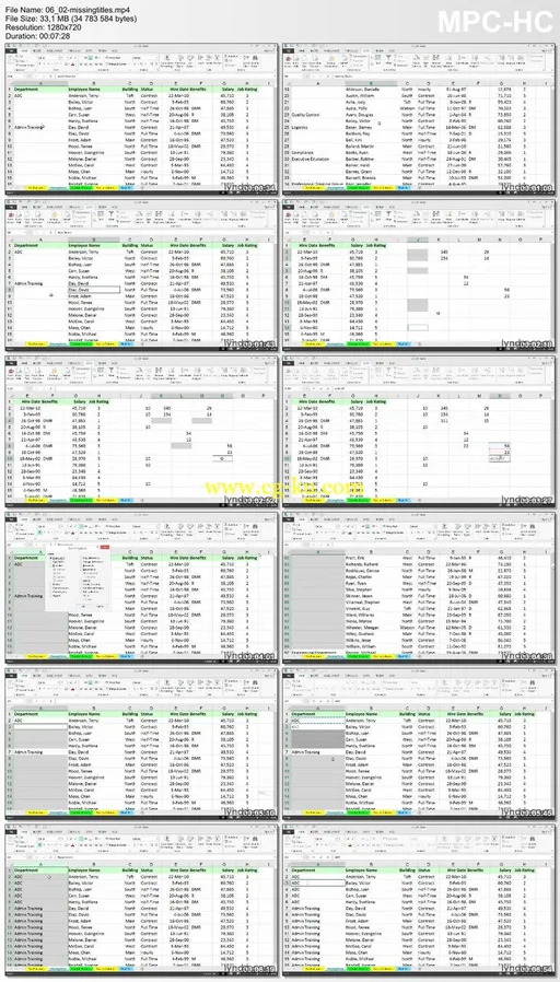 Lynda – Cleaning Up Your Excel 2013的图片2