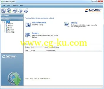 FarStone TotalRecovery Pro 9.2 Build 20131029 备份还原专业版的图片1