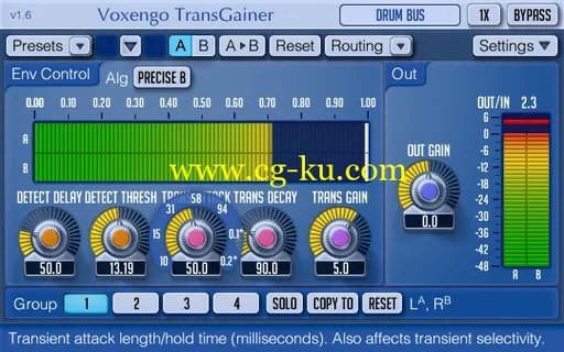 Voxengo TransGainer v1.6 MacOSX的图片1