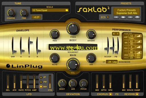 LinPlug SaxLab v2.1.8 MacOSX的图片1