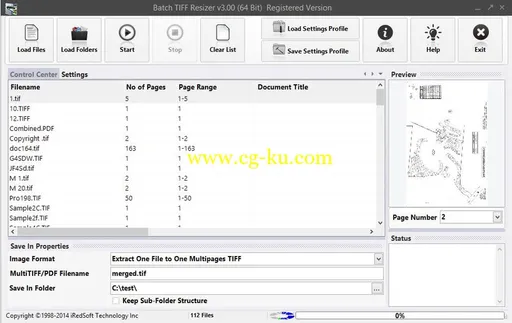 Batch TIFF Resizer 3.04的图片1
