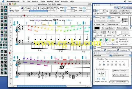 NoteAbility Pro 2.540 MacOsX 五线谱软件的图片1