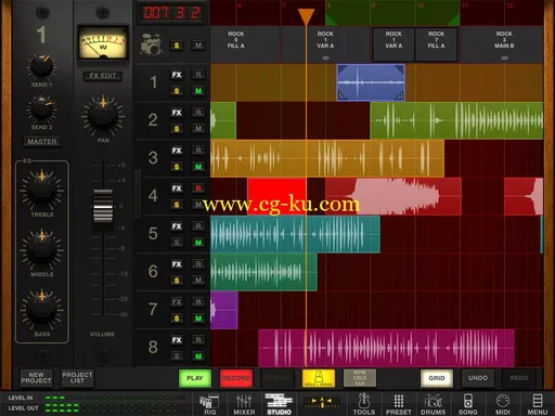 IK Multimedia AmpliTube for iPad v3.0.2 吉他效果器的图片2