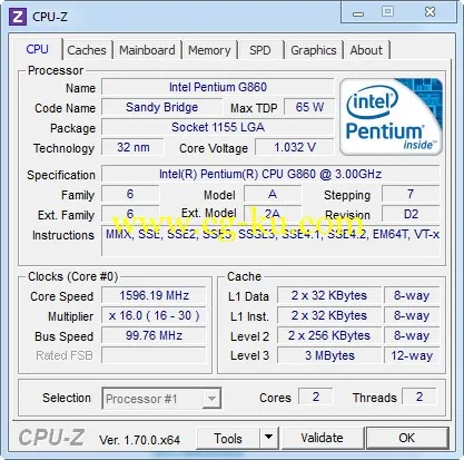 CPU-Z 1.70.0 + Portable的图片1