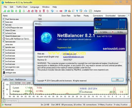 NetBalancer 8.9.1的图片1