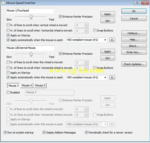 Mouse Speed Switcher 3.4.0 鼠标灵敏度调整工具的图片2