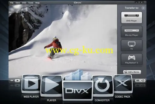 DivX Plus 9.1.3 Build 1.9.1.17 视频播放格式转换器的图片2