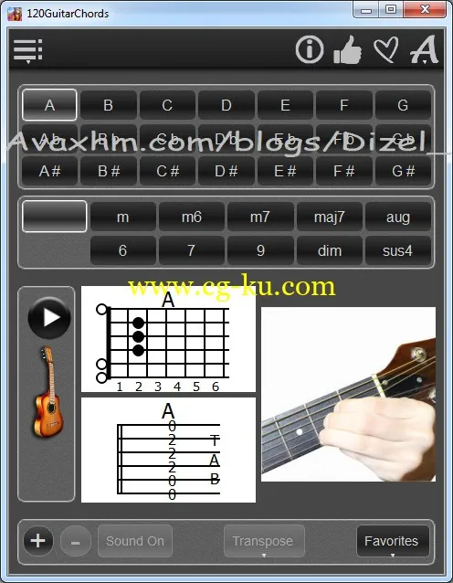 Neonway 120GuitarChords 1.3的图片1