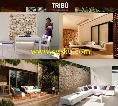 Tribu Furniture 3D Collection 家具3D集合的图片1