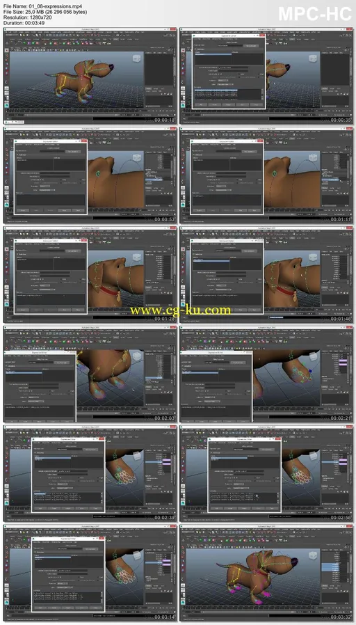 Lynda – Rigging a Quadruped in Maya的图片2