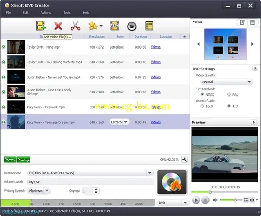 Xilisoft DVD Creator 7.1.3.20170209 Multilingual的图片3