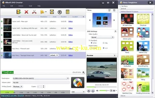 Xilisoft DVD Creator 7.1.3.20170209 Multilingual的图片4