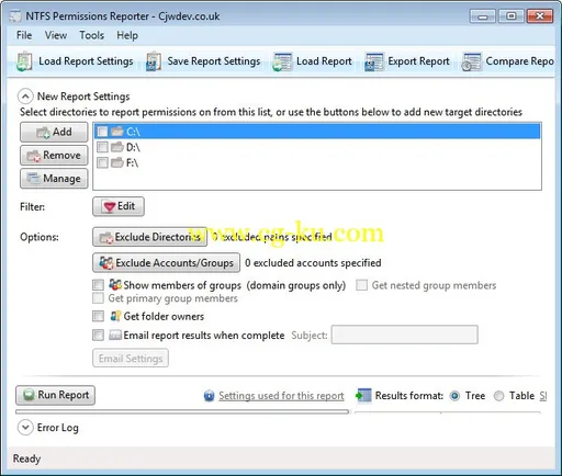 NTFS Permissions Reporter 1.5.5.0的图片1