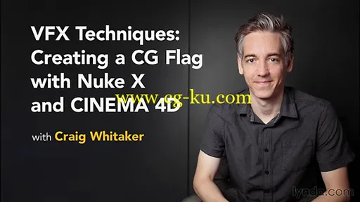 Lynda – VFX Techniques: Creating a CG Flag with Nuke X and CINEMA 4D的图片1