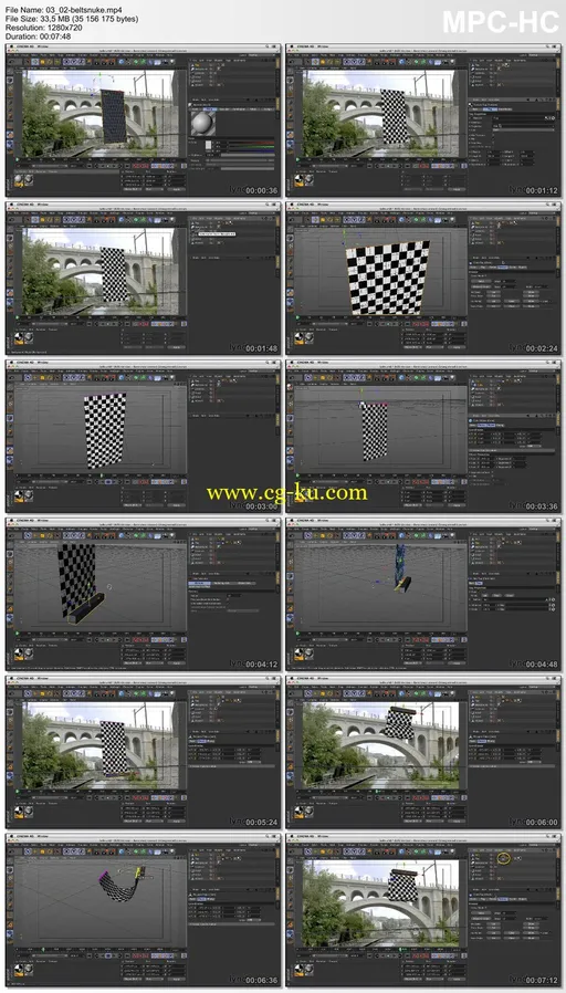 Lynda – VFX Techniques: Creating a CG Flag with Nuke X and CINEMA 4D的图片2