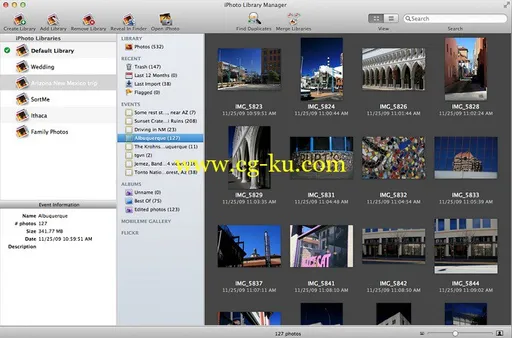 iPhoto Library Manager 4.2.5 MacOSX的图片1