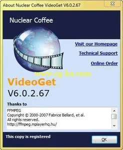 Nuclear Coffee VideoGet 6.0.2.77 x86/x64 网络视频影片下载工具的图片1