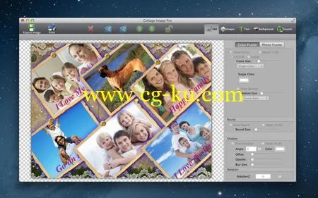 Collage Image Pro 2.1.3 MacOSX的图片1