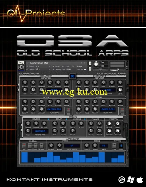 CL-Projects Old School Arps KONTAKT的图片1