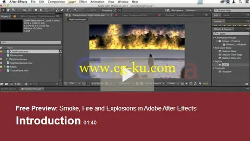 Tutsplus – Smoke Fire and Explosions in Adobe After Effects的图片1