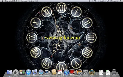 Mechanical Clock 3D 1.3.0 MacOSX 时钟工具的图片3