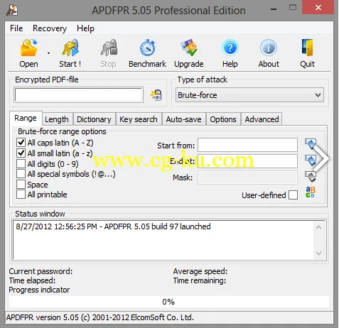 Elcomsoft Advanced PDF Password Recovery Pro 5.0.6 Multilingual的图片1