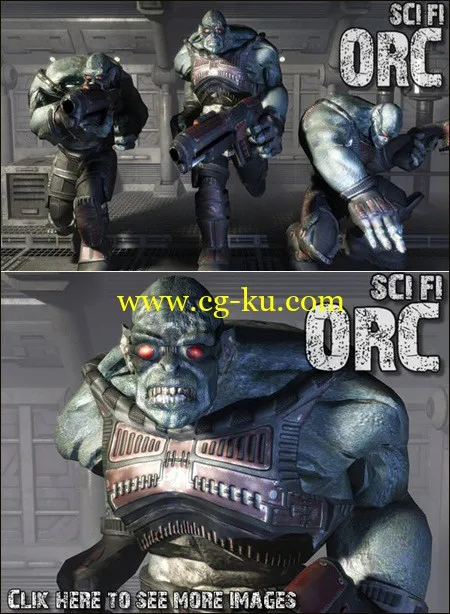 DEXSOFT-GAME: Sci-Fi ORC animated character by Sasha Ollik的图片1