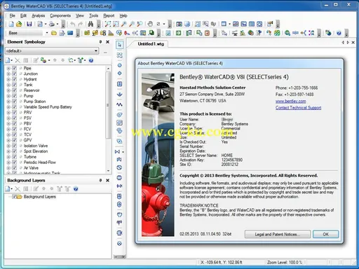 Bentley WaterCAD V8i (SELECTSeries 5) 08.11.05.61 给水管网建模与管理的图片3