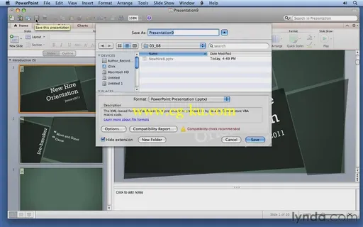 PowerPoint for Mac 2011 Essential Training的图片2