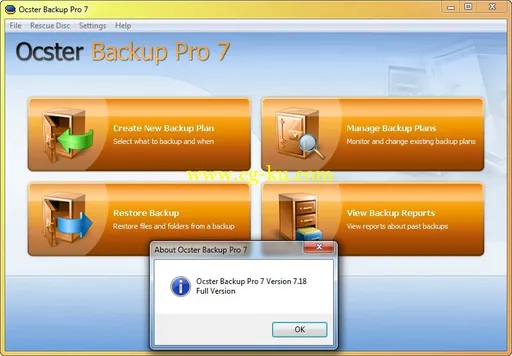 Ocster Backup Pro 8.19 备份软件的图片1